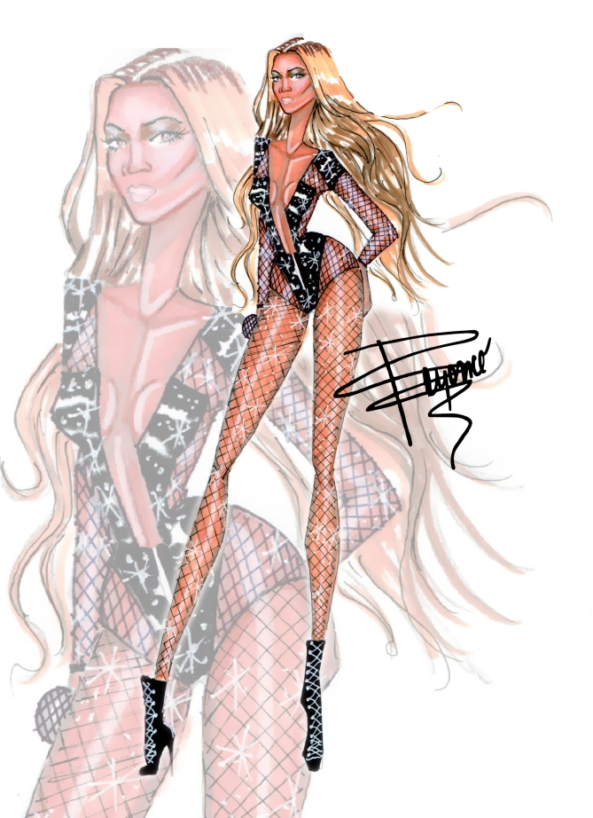 Beyoncé in Versace by Gerardo Amparo